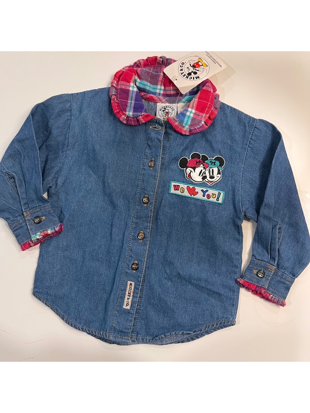 Vintage Minnie & Mickey Button Down